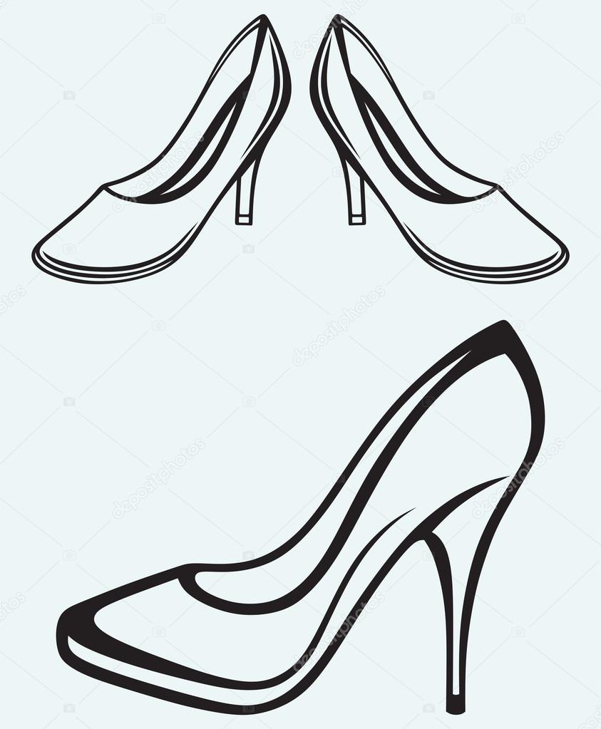 Buy Shoe Clipart PNG File Format. Black and Gold Ladies, Girls Heel Clipart.  Fashion Clipart. Party Clipart. Instant Download. Business Use Online in  India - Etsy
