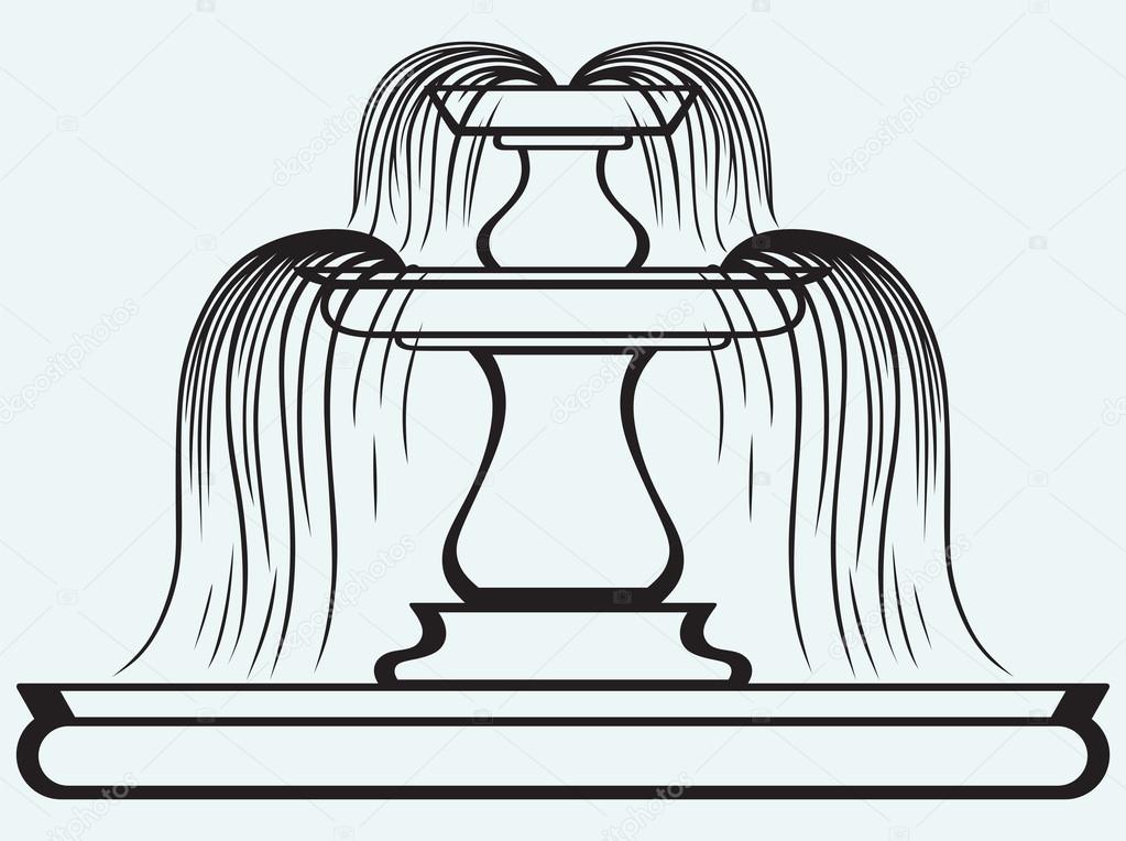 Fountain in the style of renaissance