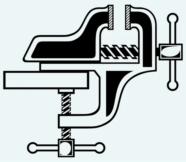 Household desktop vice — Stock Vector