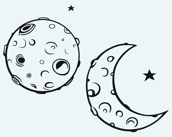 Лунные и лунные кратеры
