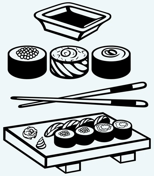 Sushi — Stock Vector