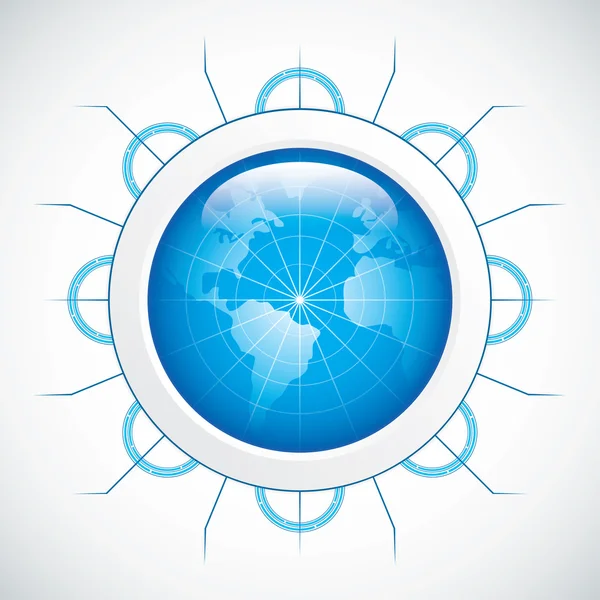 Tecnología mundial — Archivo Imágenes Vectoriales