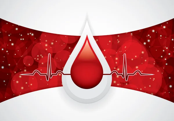 Blood donation — Stock Vector