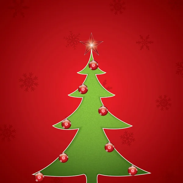 Christmas tree — Stock Vector