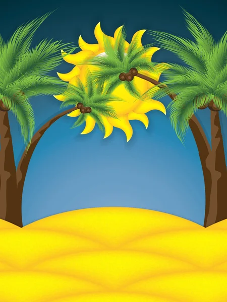 Fondo de verano — Vector de stock