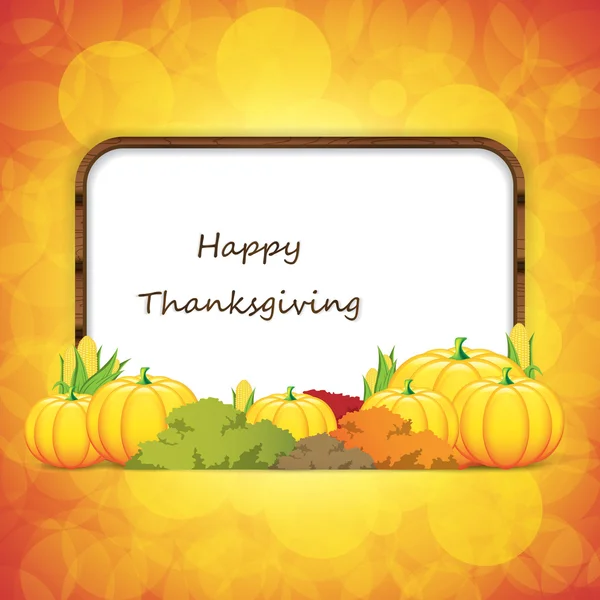 Thanksgiving background — Stock Vector