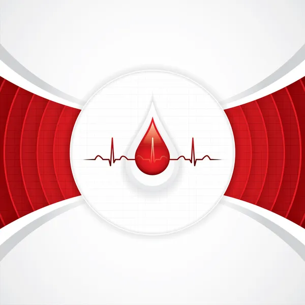 Blood donation — Stock Vector