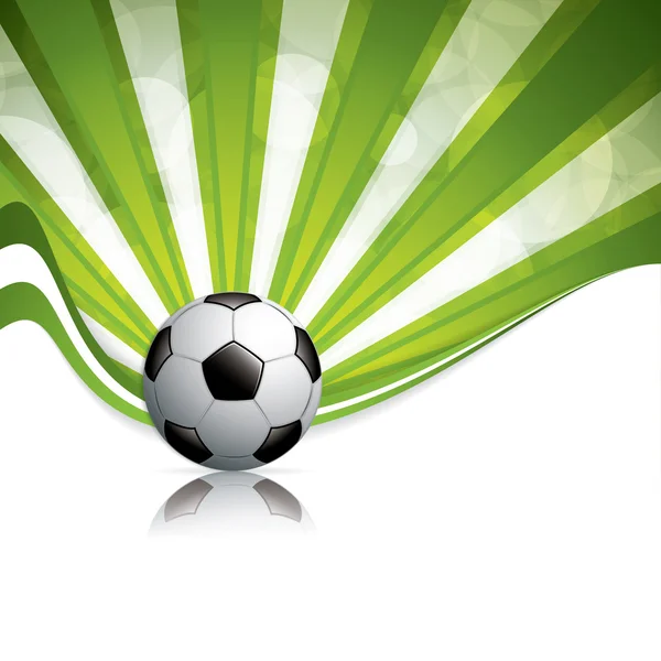 サッカー ボールの背景 — ストックベクタ