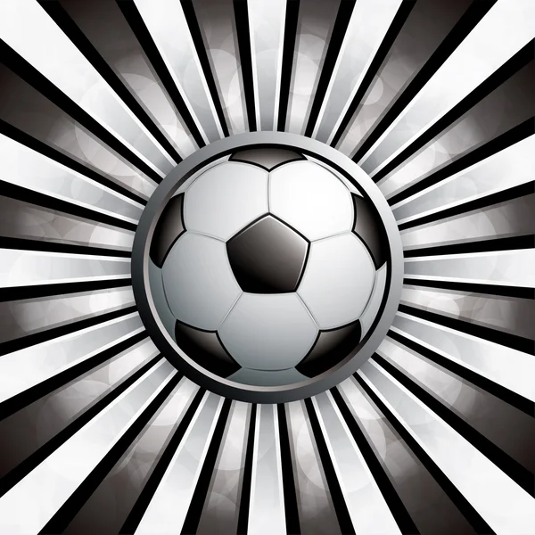Bola de futebol fundo — Vetor de Stock
