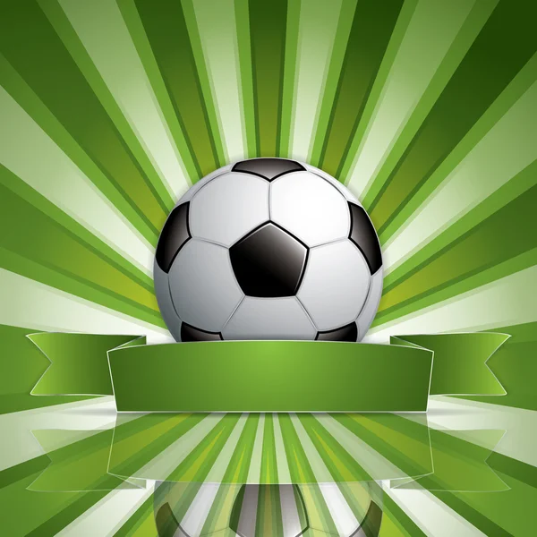 Soccer ball bakgrund — Stock vektor