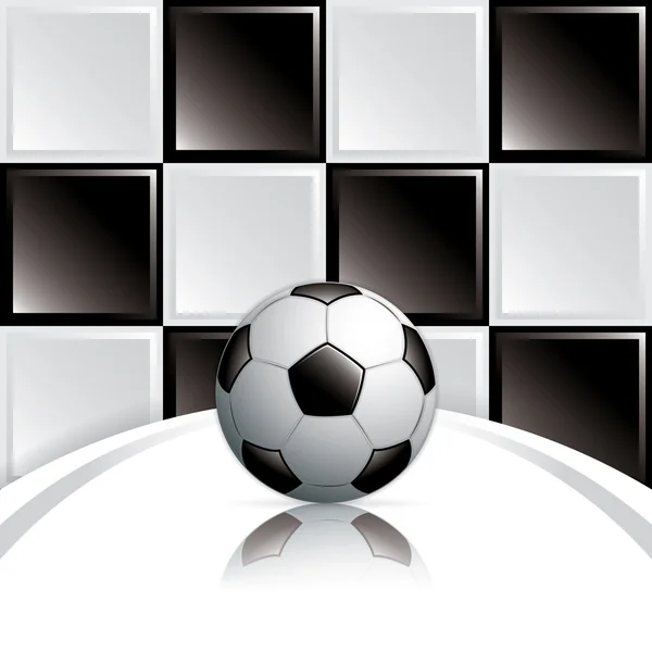 Voetbal bal achtergrond — Stockvector