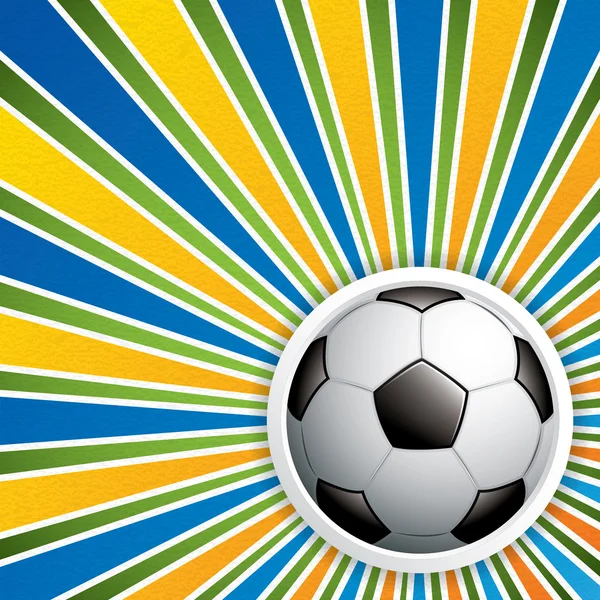 Fotbalový míč pozadí — Stockový vektor