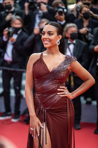 Cannes France July 2021 Georgina Rodriguez Attends France Screening 74Th — Stock Photo, Image