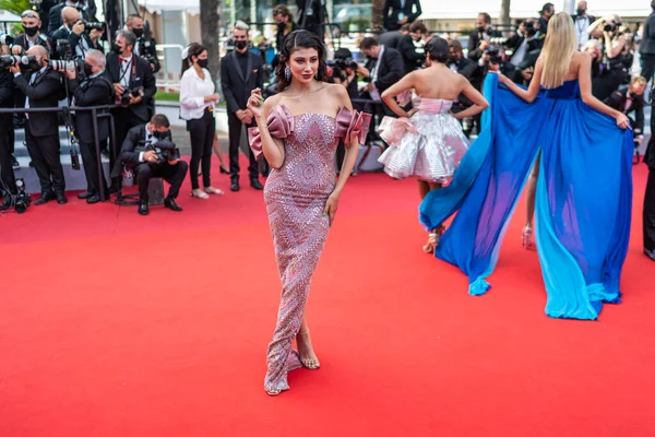 Cannes Frankreich Juli 2021 Abla Sofy Nimmt Der France Vorführung — Stockfoto