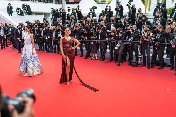 Cannes Frankreich Juli 2021 Georgina Rodriguez Besucht Die France Vorführung — Stockfoto