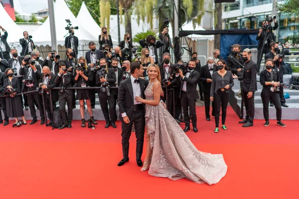 Cannes França Julho 2021 Giulia Gaudino Participa Exibição Les Intranquilles — Fotografia de Stock