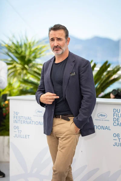 Cannes Γαλλια Ιουλιου 2021 Jean Dujardin Παρευρίσκεται Στο Φωτοτυπικό Έργο — Φωτογραφία Αρχείου