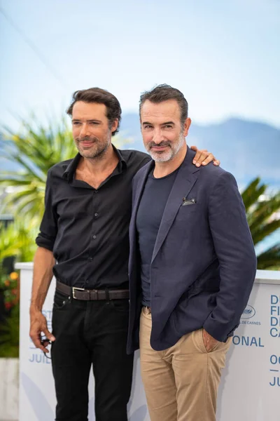 Cannes France July 2021 Nicolas Bedos Jean Dujardin Attend Oss — Stock Photo, Image