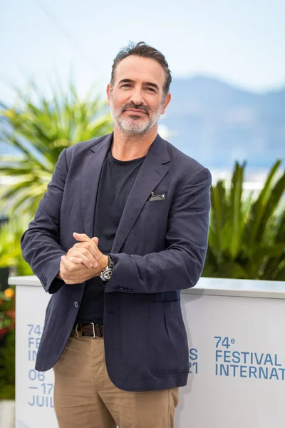 Canes France Temmuz 2021 Jean Dujardin Yıllık Cannes Film Festivali — Stok fotoğraf