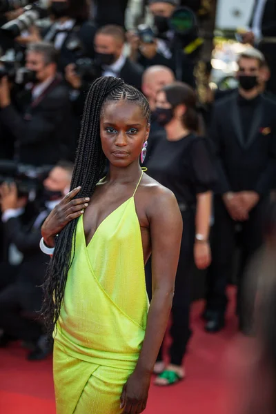 Cannes Frankrijk Juli 2021 Fatou Diaye Neemt Deel Aan Laatste — Stockfoto