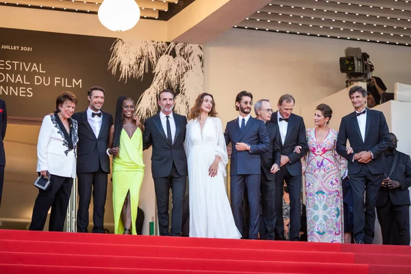 Cannes Francie Června 2021 Fatou Diaye Jean Franois Halin Jean — Stock fotografie