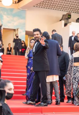 CANNES, FRANCE - 17 Mayıs 2022: Madhavan 
