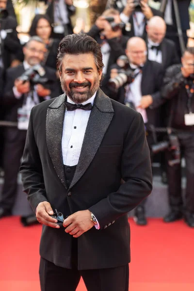 Cannes France May 2022 Madhavan参加了 Final Cut 在万国宫举行的第75届戛纳电影节开幕式红地毯 — 图库照片