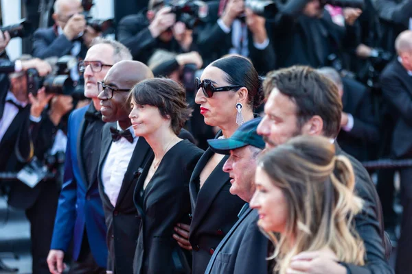 法国金丝雀 2022年5月17日 德帕尔马参加了 最后一刀 的放映会 在万国宫举行的第75届戛纳电影节开幕式红地毯 — 图库照片