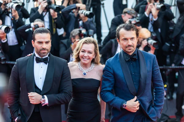 Cannes Francia Mayo 2022 Alejandro Nones Caroline Scheufele William Abadie — Foto de Stock