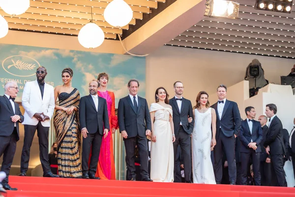 Cannes France Mai 2022 Deepika Padukone Rebecca Hall Asghar Farhadi — Photo