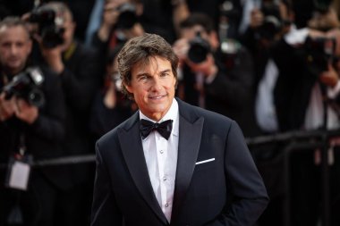 CANNES, FRANCE - MAY 18, 2022: Tom Cruise attends the screening of 