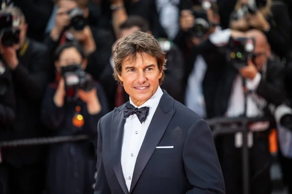 Cannes França Maio 2022 Tom Cruise Participa Exibição Top Gun — Fotografia de Stock