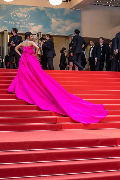 Cannes Francia Maggio 2022 Masoom Minawala Partecipa Alla Proiezione Top — Foto Stock