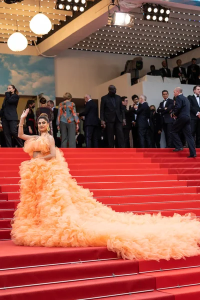 Cannes France May 2022 Malvika Sitlani Attends Screening Top Gun — Stock Photo, Image