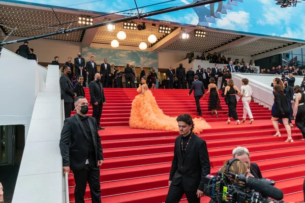 Cannes Francia Mayo 2022 Malvika Sitlani Asiste Proyección Top Gun — Foto de Stock
