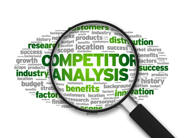 Análisis del competidor — Foto de Stock