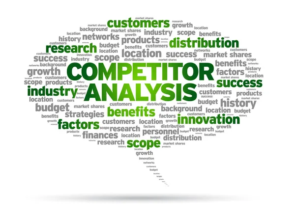 Analiza konkurencji — Wektor stockowy