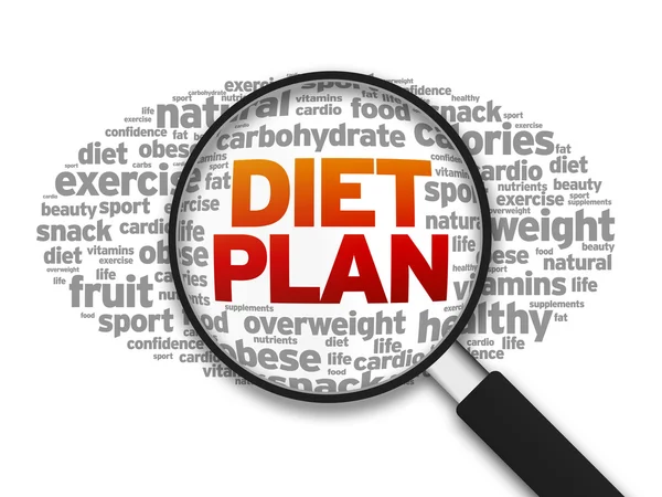 Plan de dieta — Foto de Stock