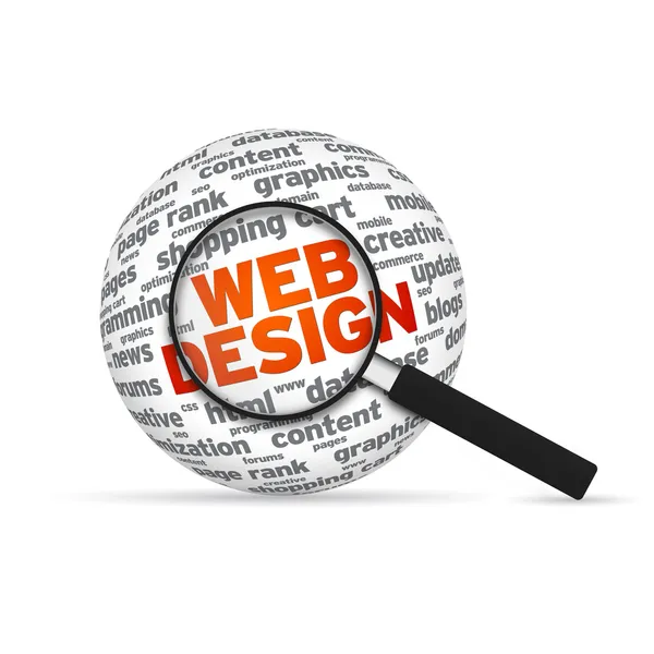 Diseño web — Foto de Stock