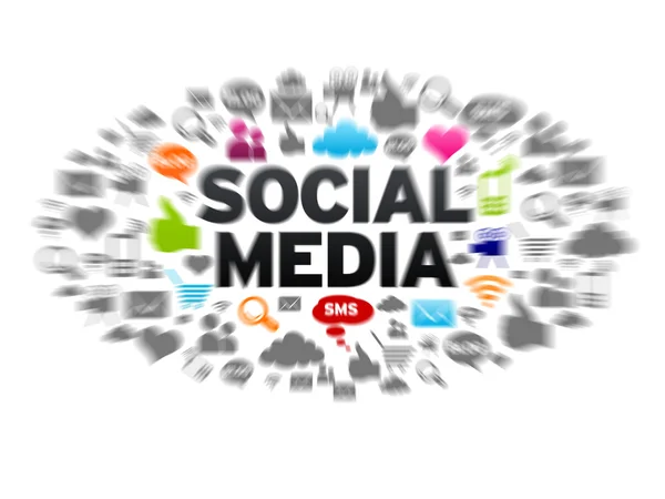 Social media — Foto Stock