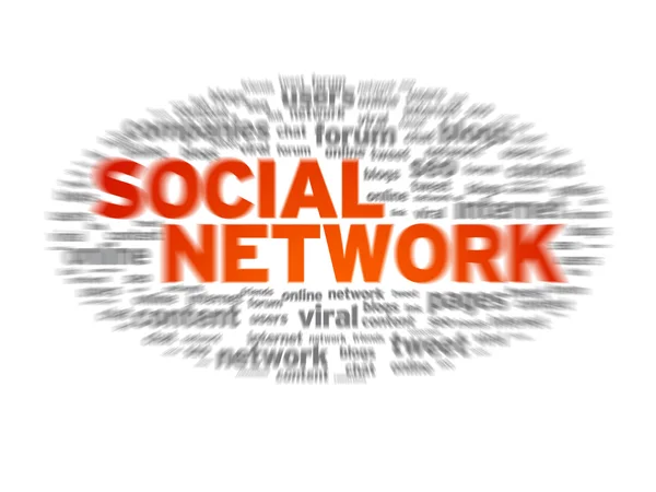 Κοινωνικό δίκτυο — Φωτογραφία Αρχείου