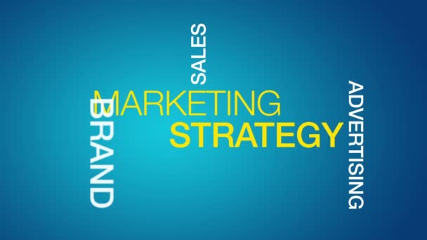 Marketingstrategie — Stockvideo