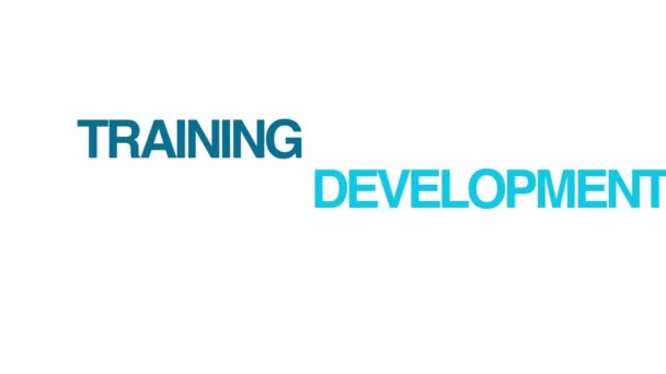 Ausbildung & Entwicklung — Stockvideo