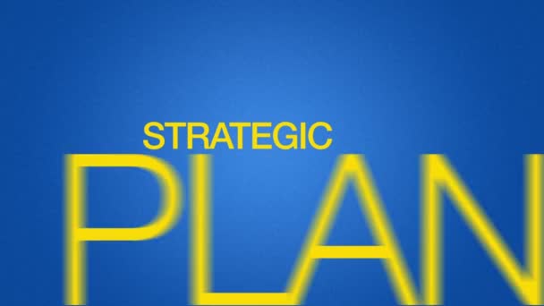 Strategisk planering — Stockvideo