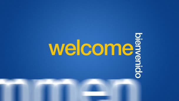 Bienvenue dans différentes langues 