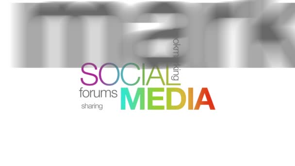 Social media — Video Stock