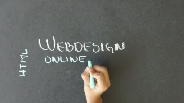 Веб дизайн — стоковое видео