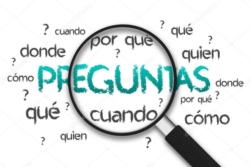 Magnifying Glass Questions — Stock Photo © kbuntu 22539703