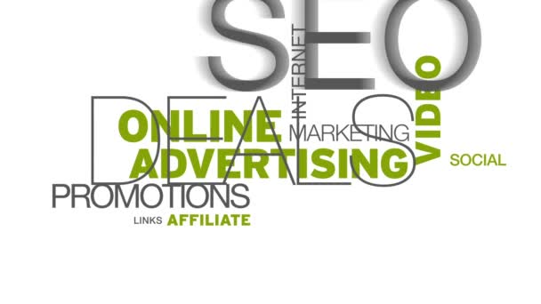 Online Advertising Word Cloud Animation — Stock Video © kbuntu #24402373 Online Advertising Word Cloud Animation — Stock Video © kbuntu #24402373