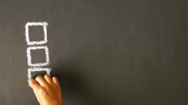 kendinizi eğitmek tebeşir çizim tutmak